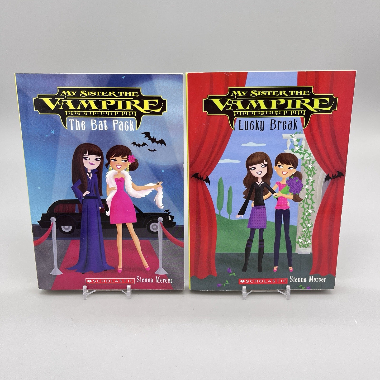 Lot of 4 Paperback Books My Sister the Vampire Scholastic Sienna Mercer