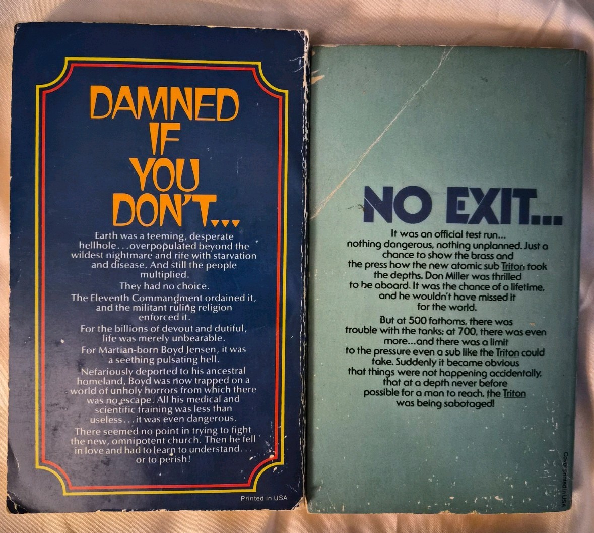 2 Books by Lester Del Rey PB Science Fiction Fantasy Vintage