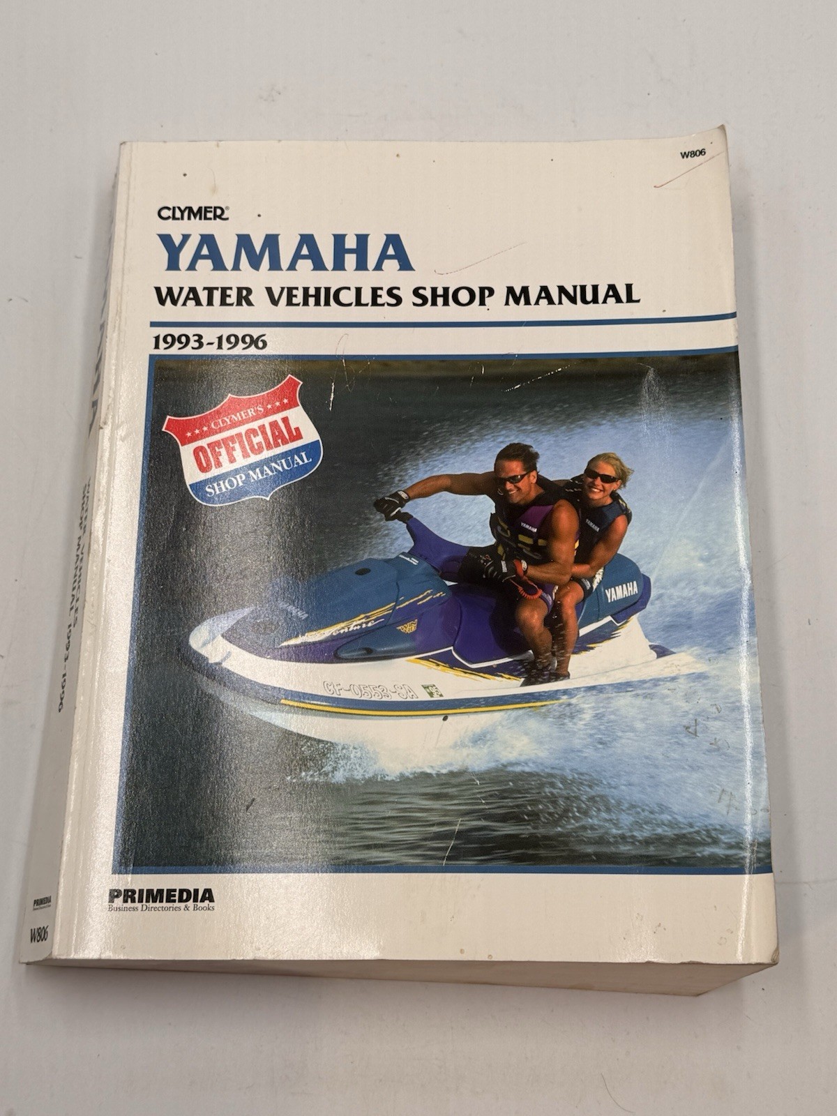 CLYMER W806 YAMAHA WATER VEHICLES SHOP MANUAL 1993-1996