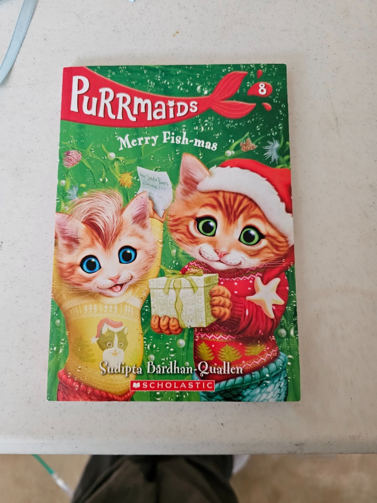 Purrmaids # 8 Merry Fish-mas by Sudipta Bardham-Quallen NEW Paperback Ages 6-9