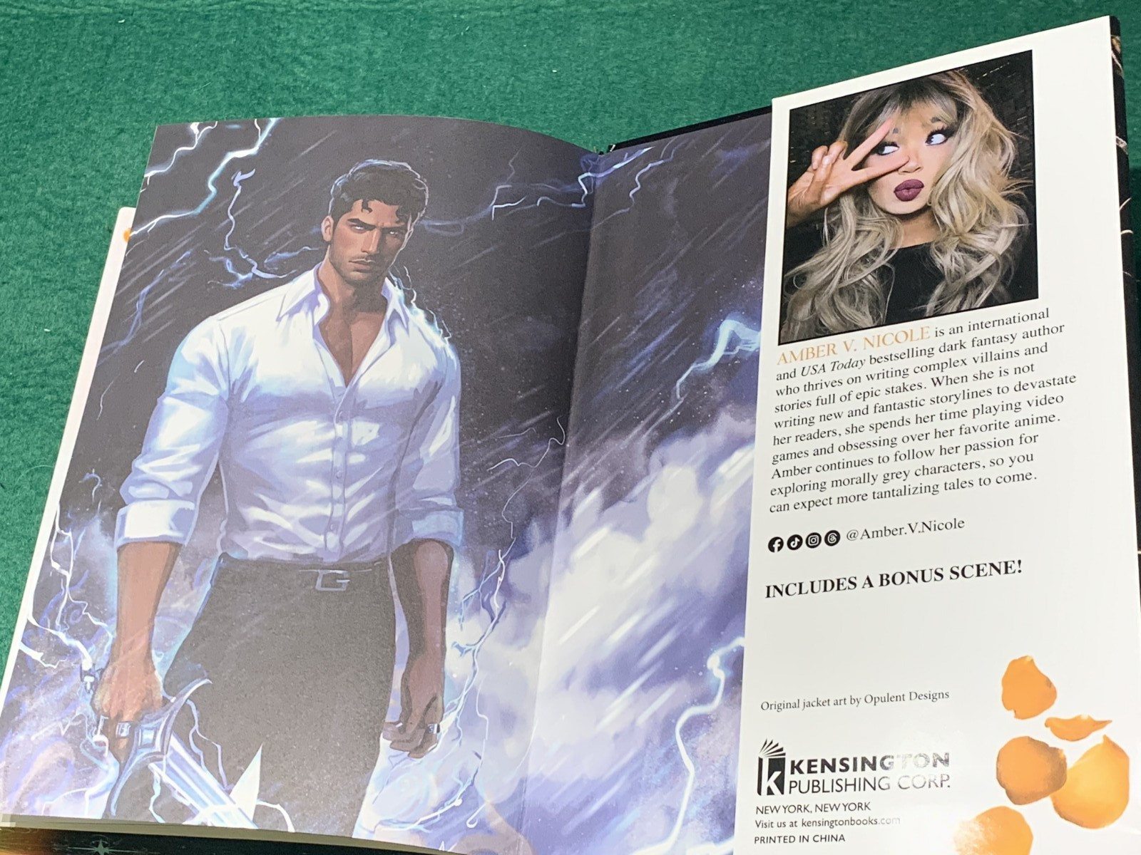 The Book of Azrael Gods & Monsters Book 1 Amber V. Nicole SIGNED DELUXE LTD ED