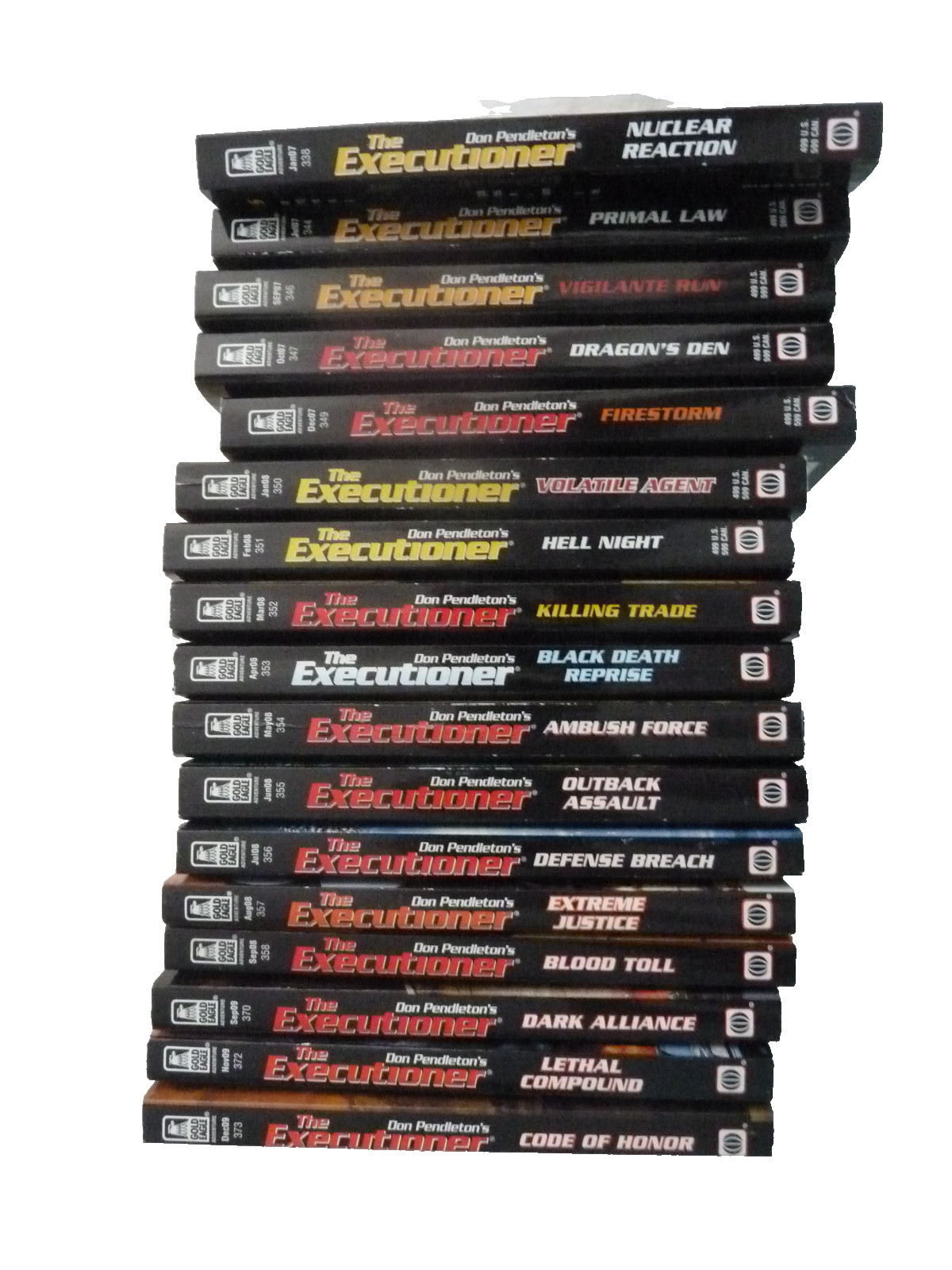 SEVENTEEN (17) DON PENDLETON’S THE EXECUTIONER