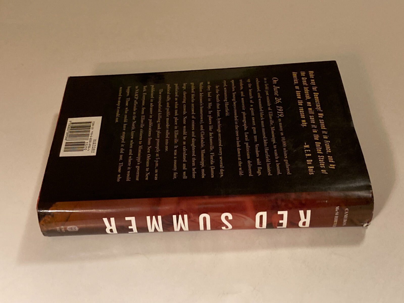 Red Summer: 1919 & The Awakening of Black America by McWhirter; VG+ / VG+