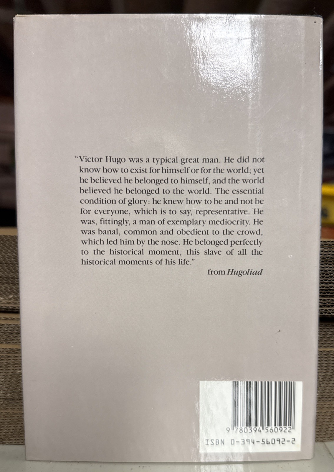 Hugoliad : Or, The Grotesque and Tragic Life of Victor Hugo by Eugène Ionesco…