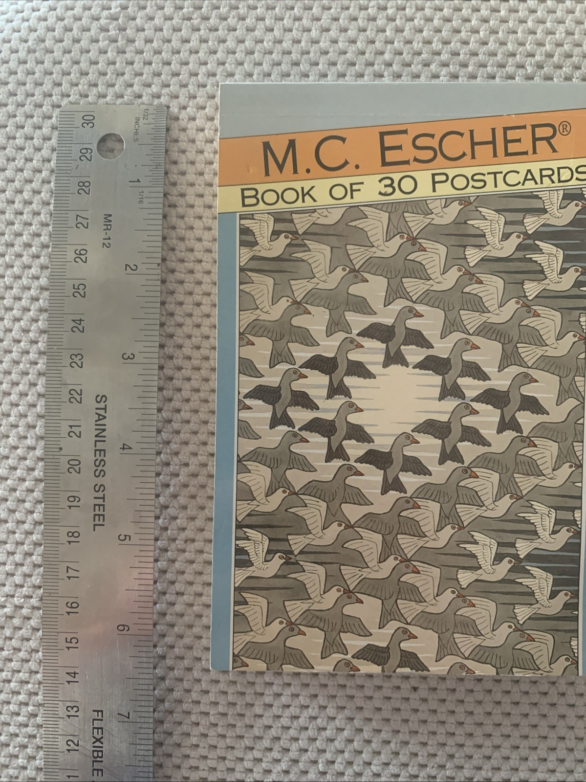 M.C. Escher Book of 30 Postcards Magna Books Tessellation Geometry Art