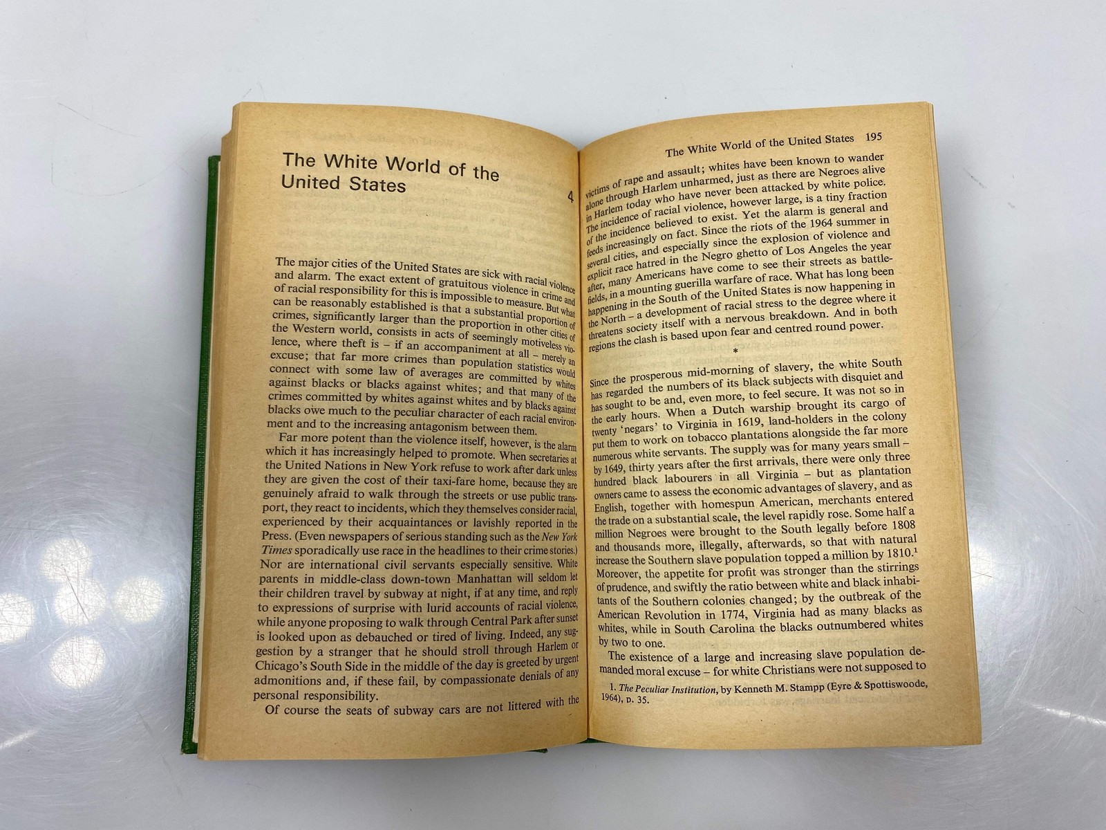 The Race War by Ronald Segal 1967 Ex-library HC