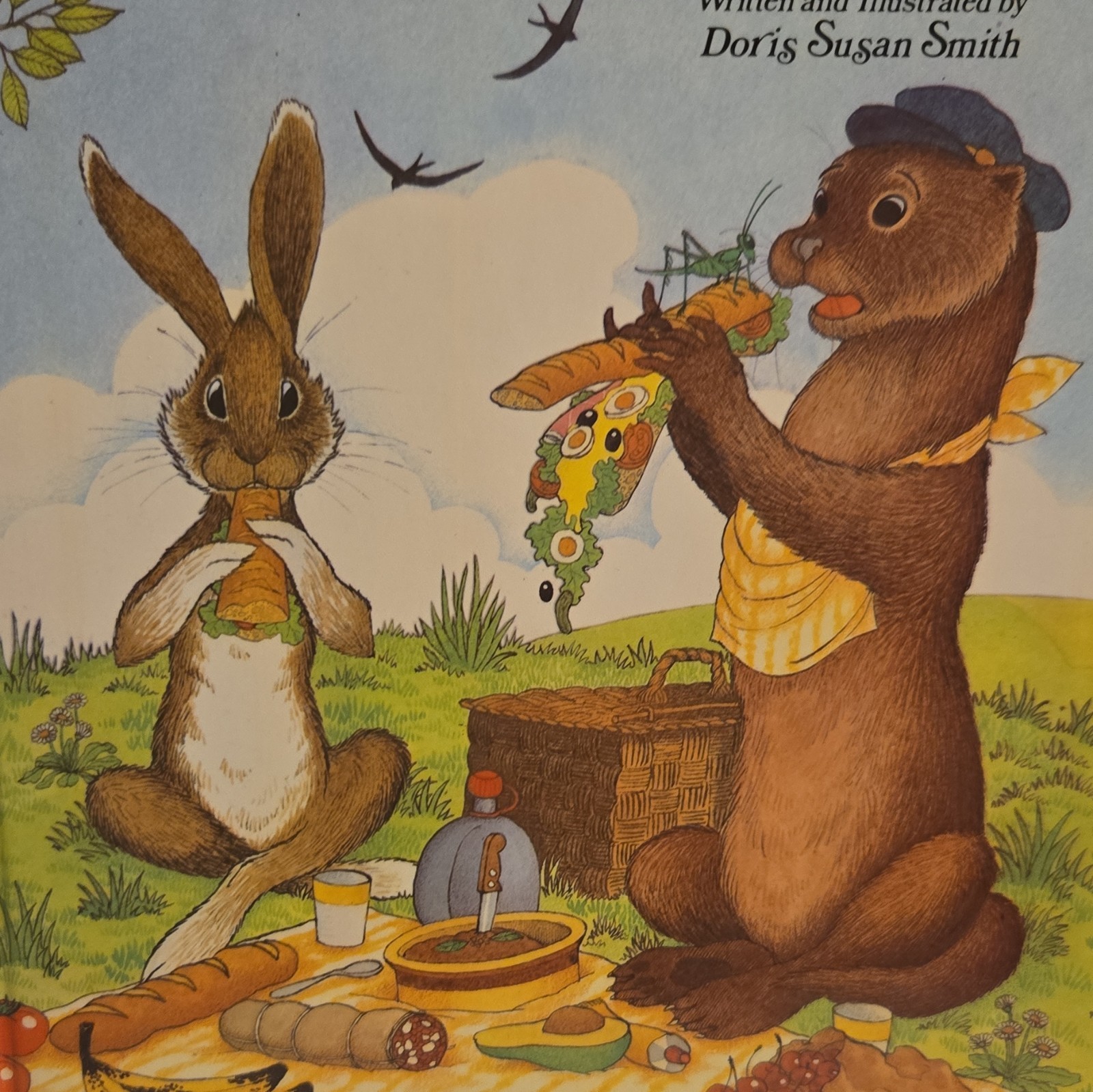 RARE The Country Life of J.B. Rabbit Doris Susan Smith Hardcover 1983 Children
