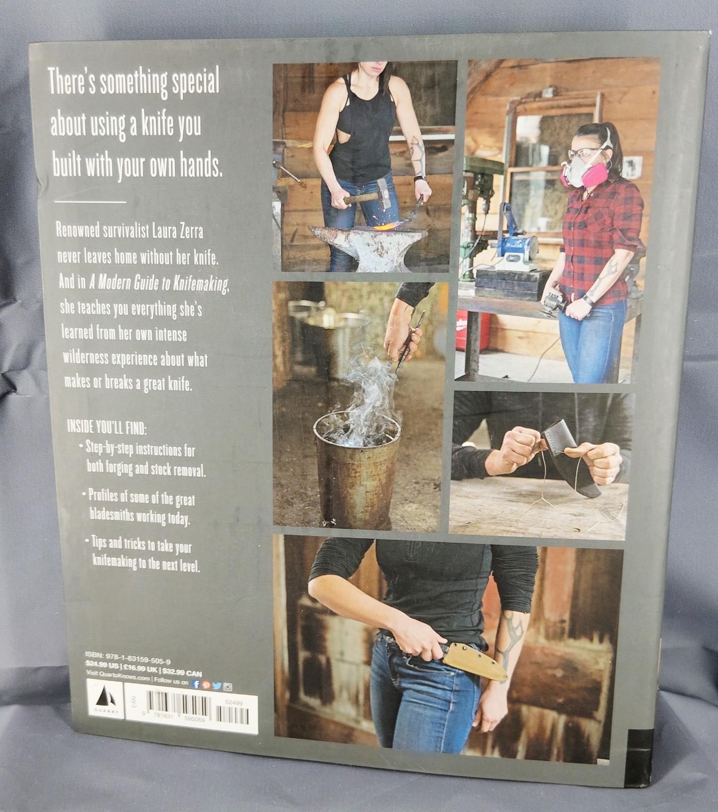 A Modern Guide to Knifemaking Laura Zerra HC Dust Jacket Bladesmithing Knife Mak
