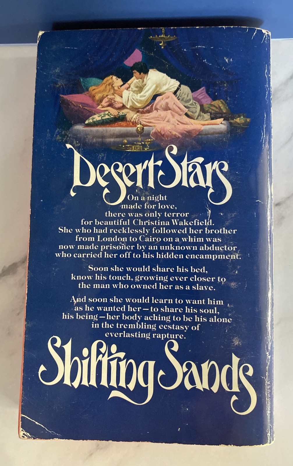 Captive Bride 1977 Johanna Lindsey Vintage Blue Cover First Avon Printing