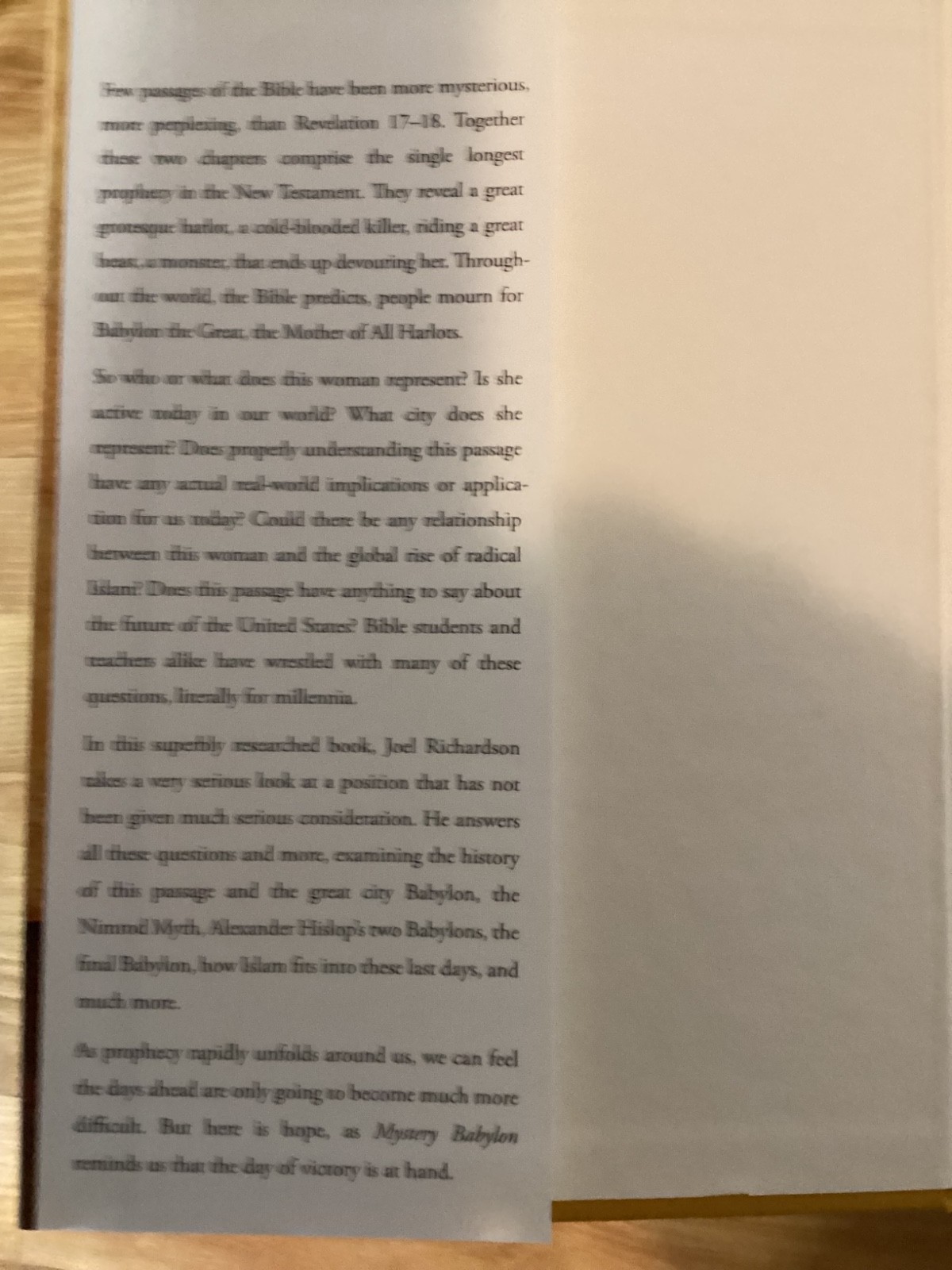 Mystery Babylon: Unlocking the Bible’s Greatest Prophetic Mystery Joe Richardson