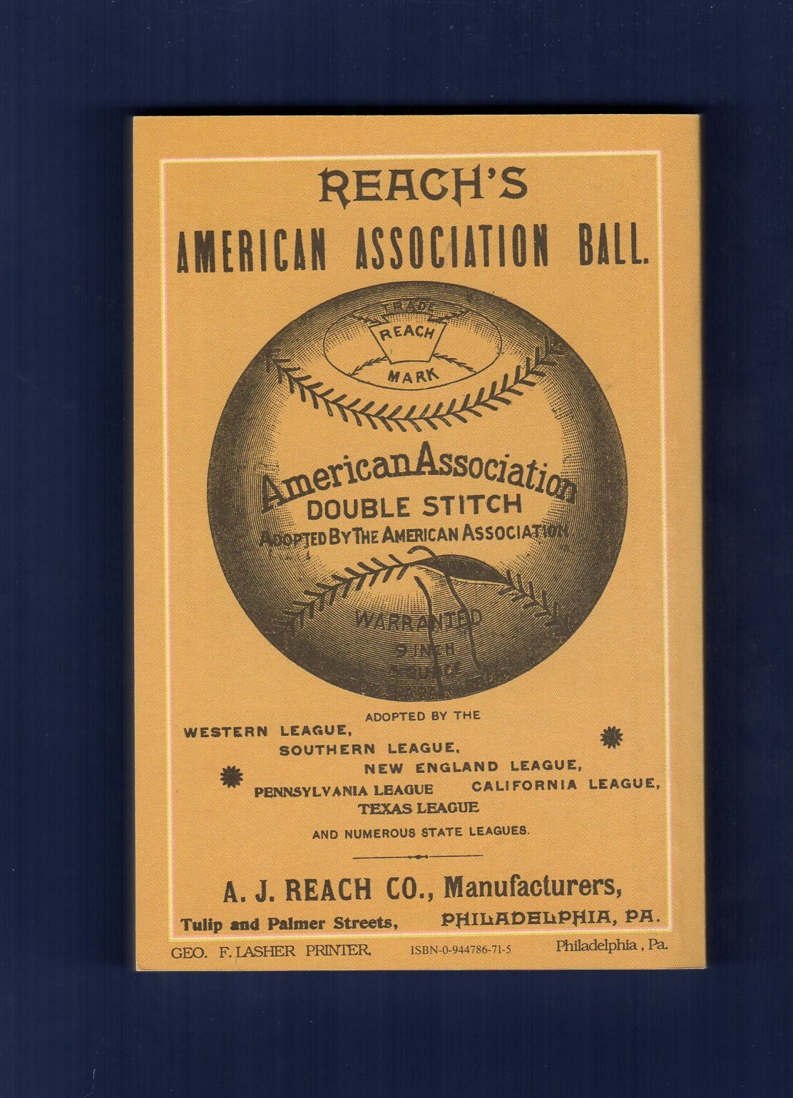 1897 REACH’S BASEBALL GUIDE ~ 1990 Horton P.C. | 180 pages ~ Scarce REPRINT!