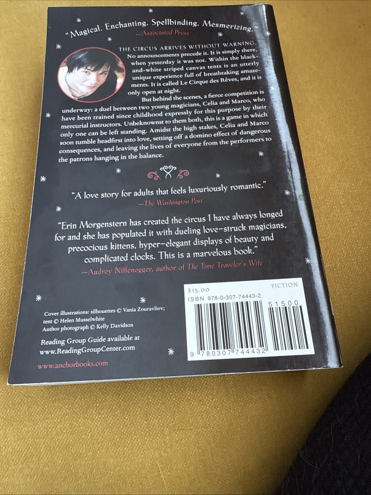 Night Circus : A Novel by Erin Morgenstern (2012, Trade Paperback)