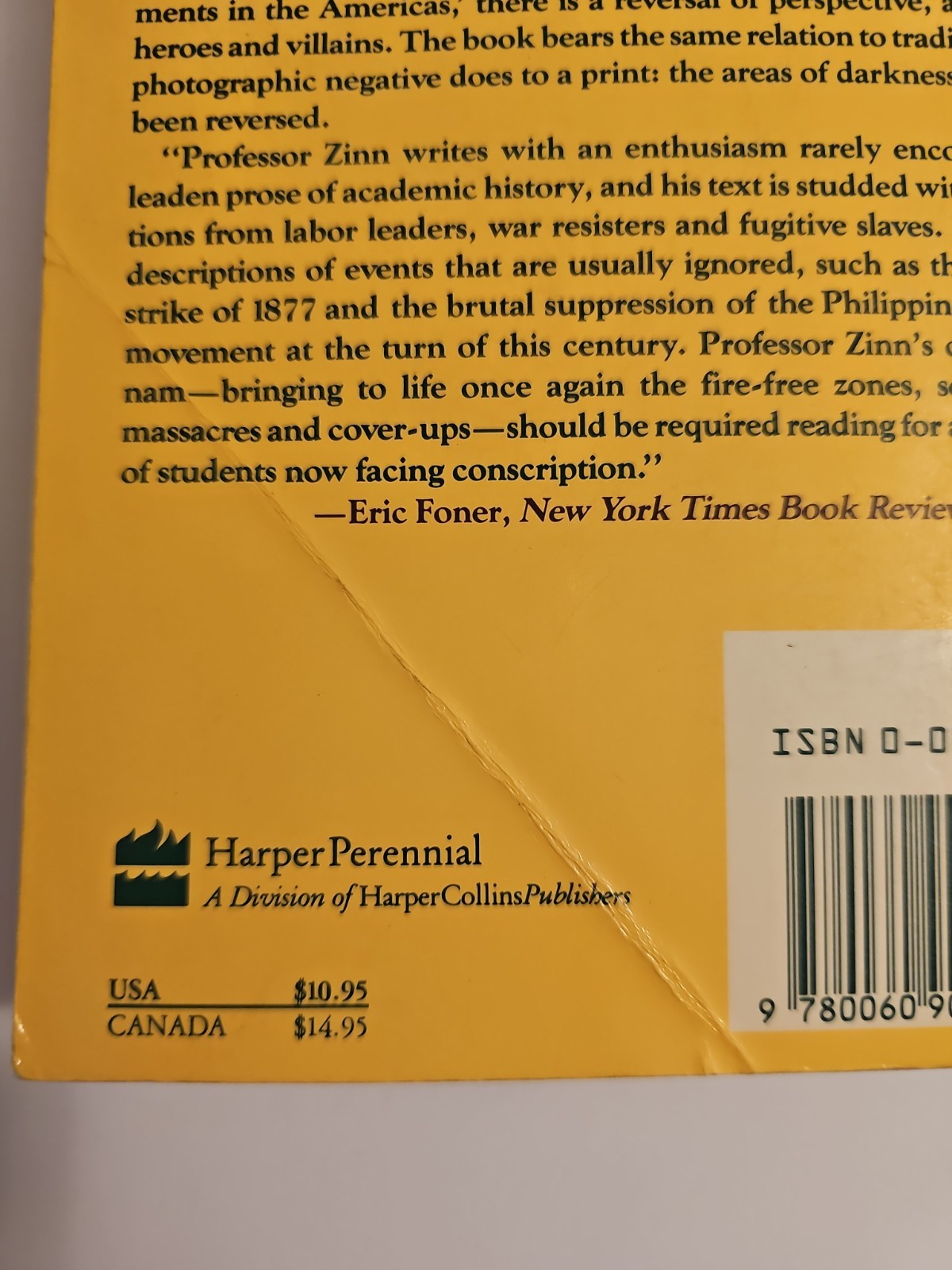 A People’s History of the United States Paperback Howard Zinn