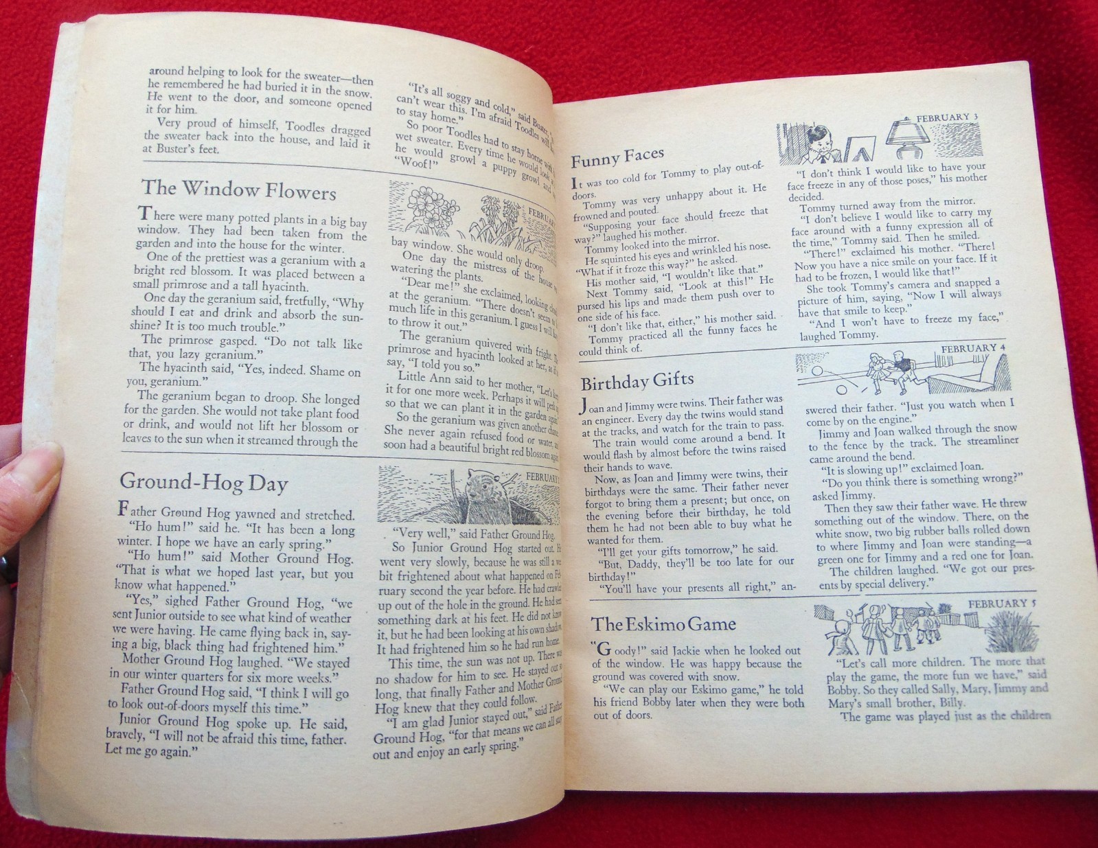 RARE 1941 ~365 BEDTIME STORIES ~ LARGE 8″ x 11″ ~ Whitman Publishing~ 140 PAGES