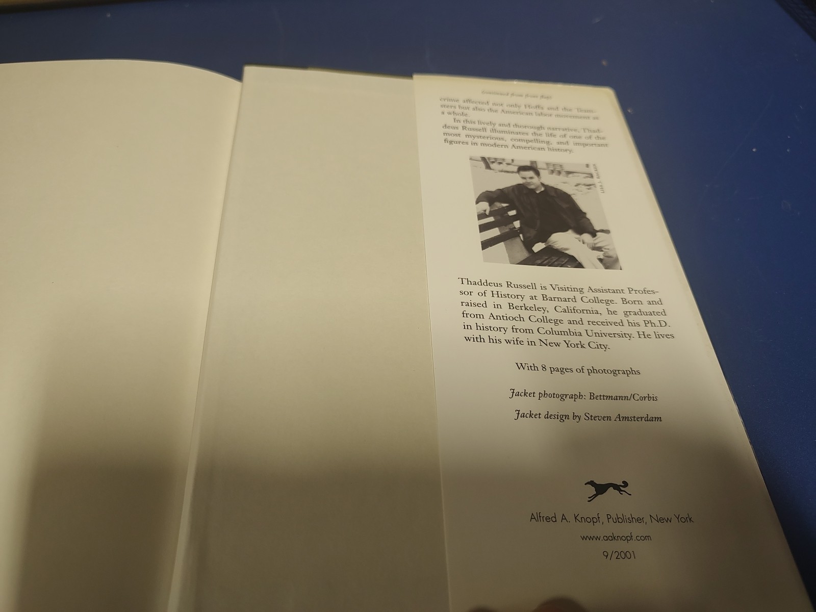 Out of the Jungle : Jimmy Hoffa and the Remaking Of by Thaddeus Russell.First Ed