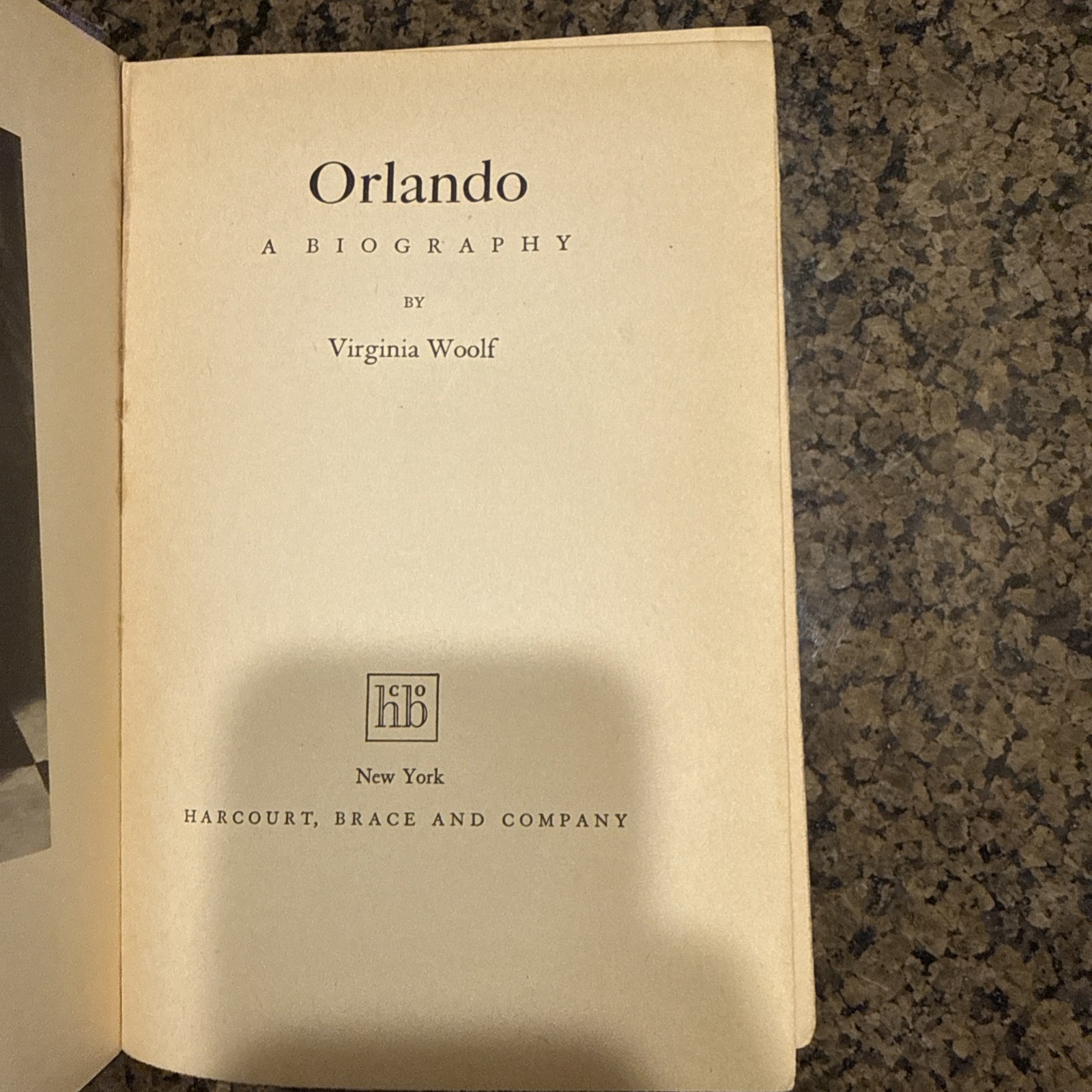 Virginia Woolf Orlando 1st First Edition Early printing Hardcover 1929 RARE