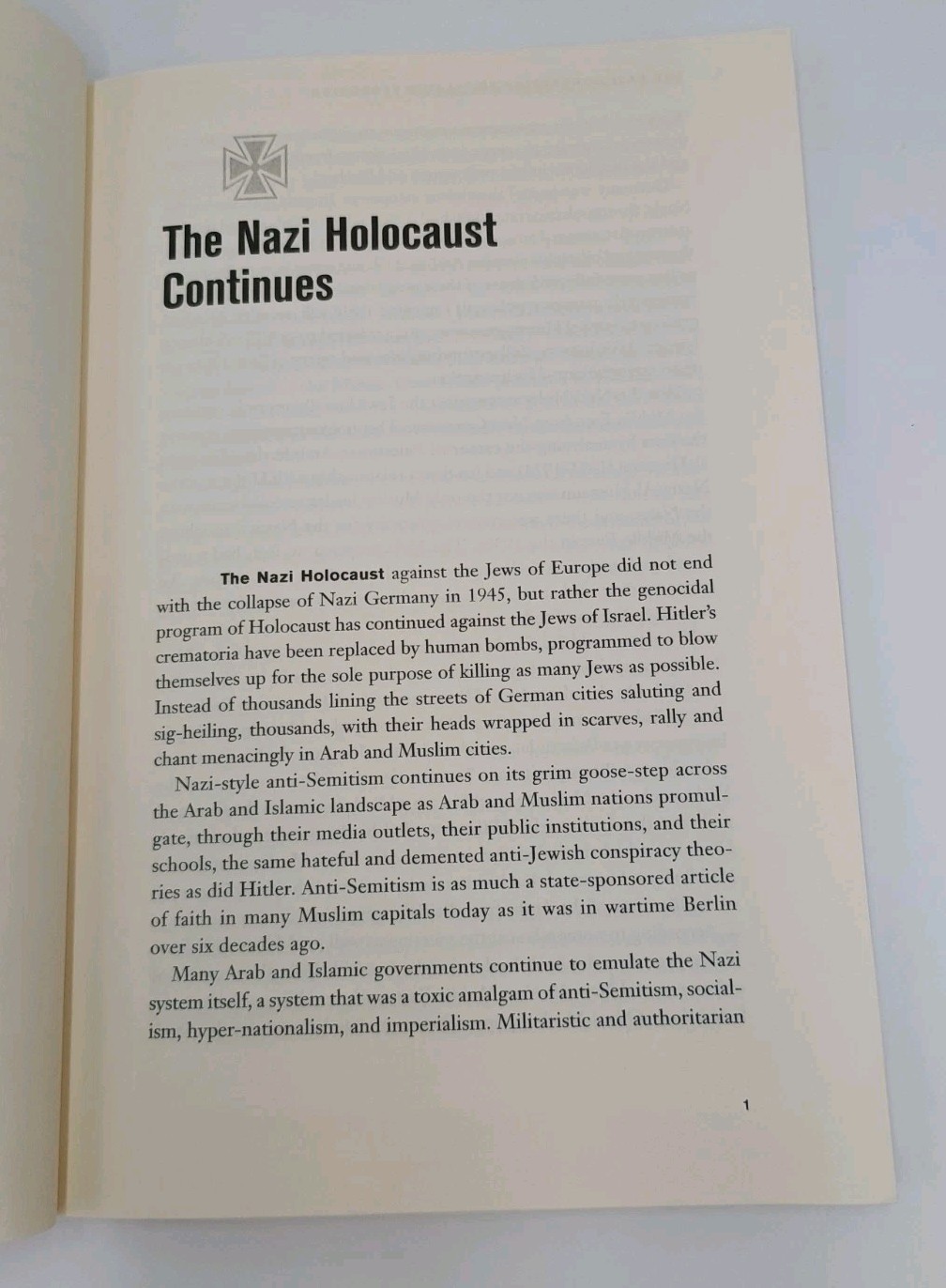 The Nazi Connection to Islamic Terrorism By Chuck Morse Paperback WND Books