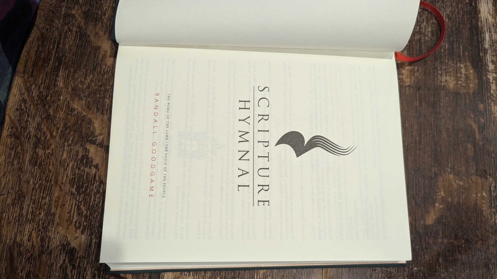 Rabbit Room Press Scripture Hymnal Gorgeous Fabric Covered Hardback Copy