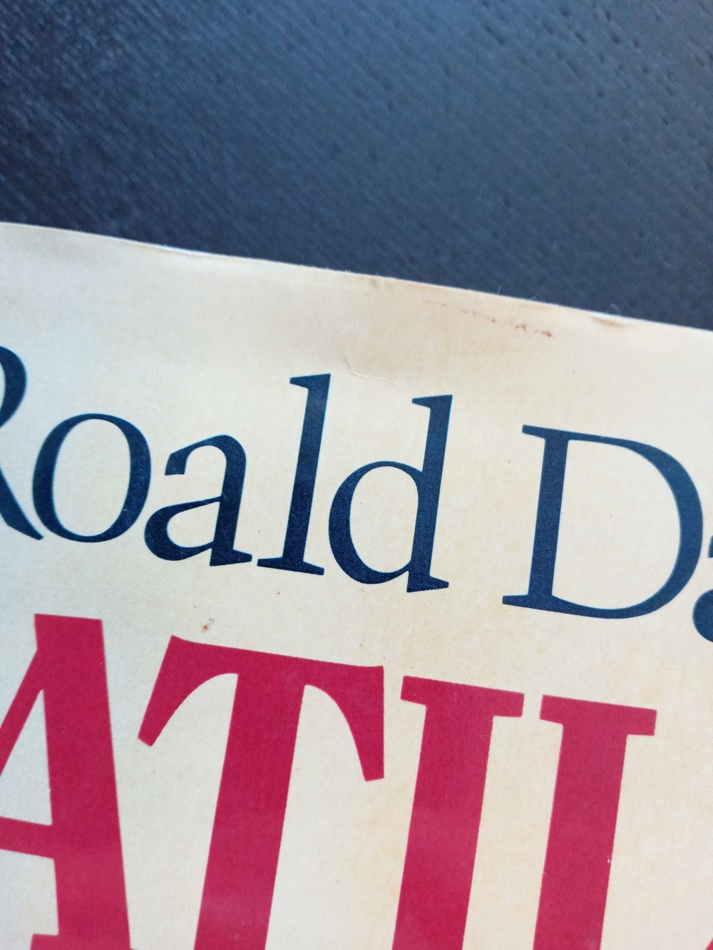 MATILDA by Roald Dahl HCDJ 1988 Jonathan Cape UK 1st/1st VG+/VG+