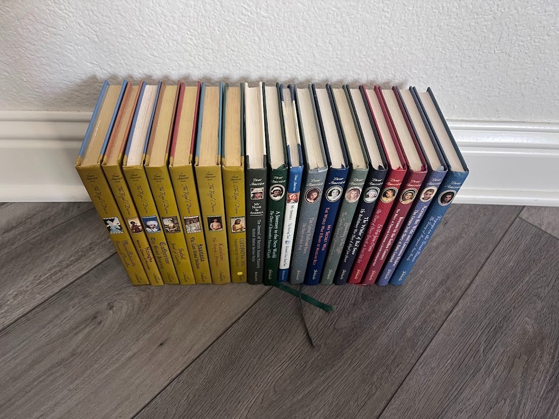 Lot of 18 Dear America + Royal Diaries Scholastic Hardback Books