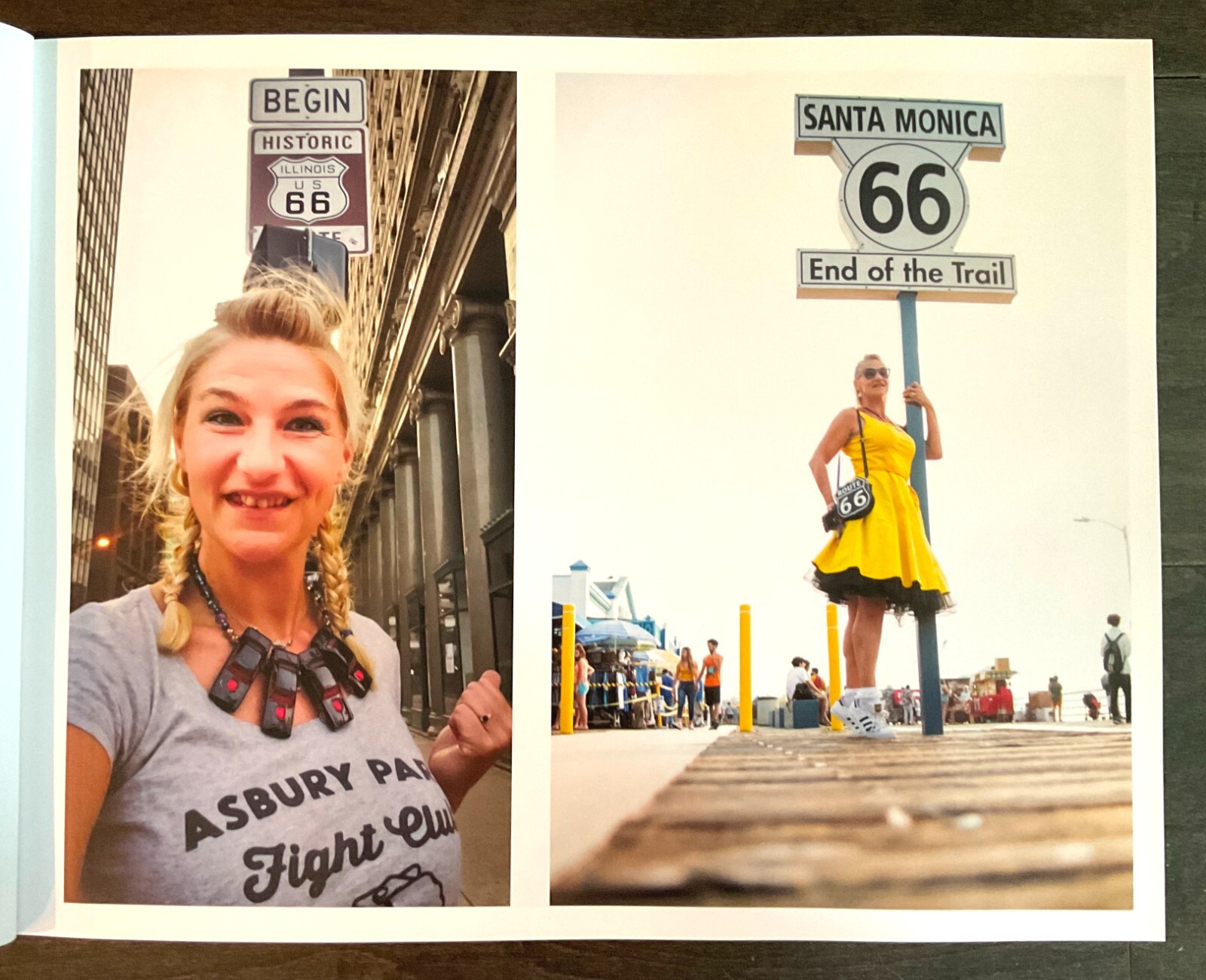 ROUTE 66 Photo Book – 350 Pages Signed by Conni Freestone Self Photo Artist