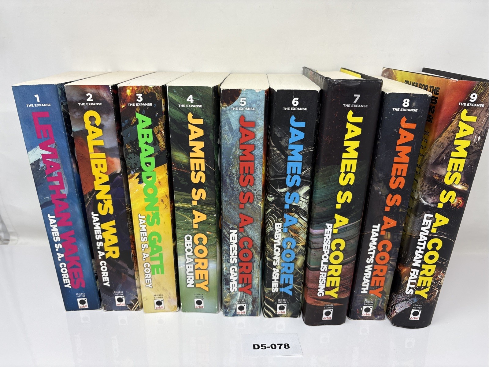 The Expanse Book Series 1-9 James S. A. Corey Paperback &Hardcover Lot 1st Ed