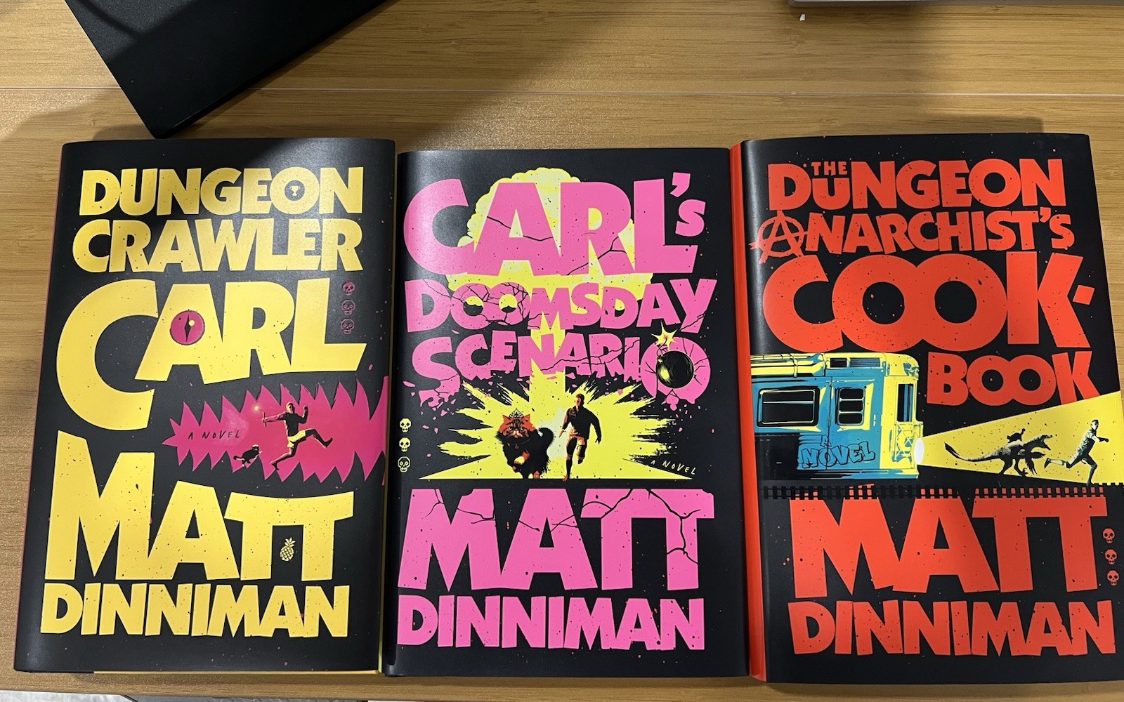 Dungeon Crawler Carl Vol. 1–7 By Matt Dinniman Hardcover Book Set 1st Ace Ed New