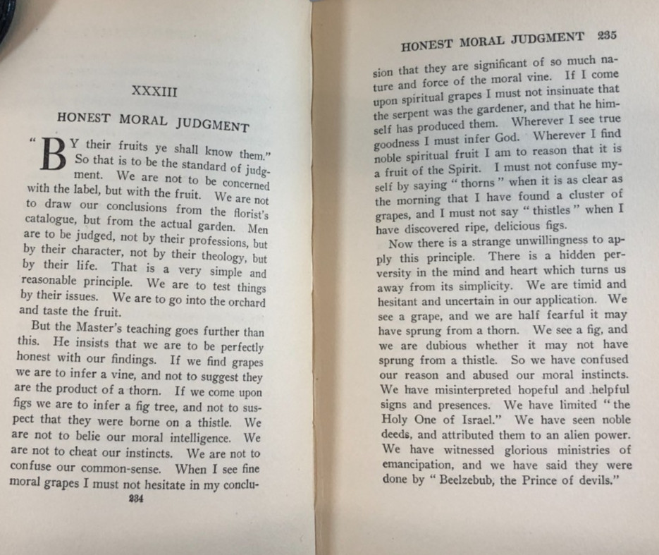 Things that matter most, devotional papers, Jowett, 1913, E-93