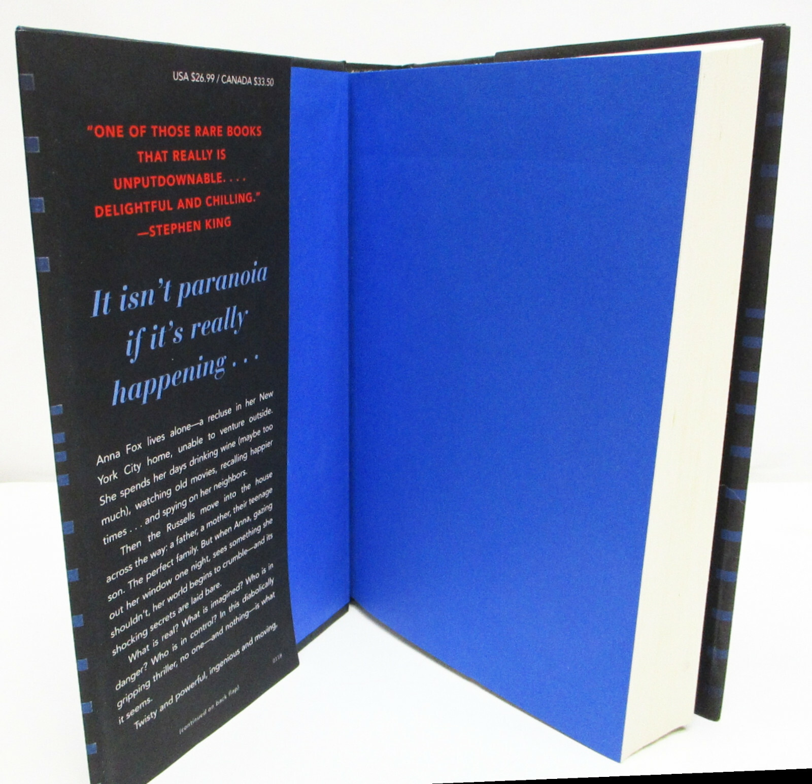 THE WOMAN IN THE WINDOW by A.J. FINN HCDJ – SIGNED COPY