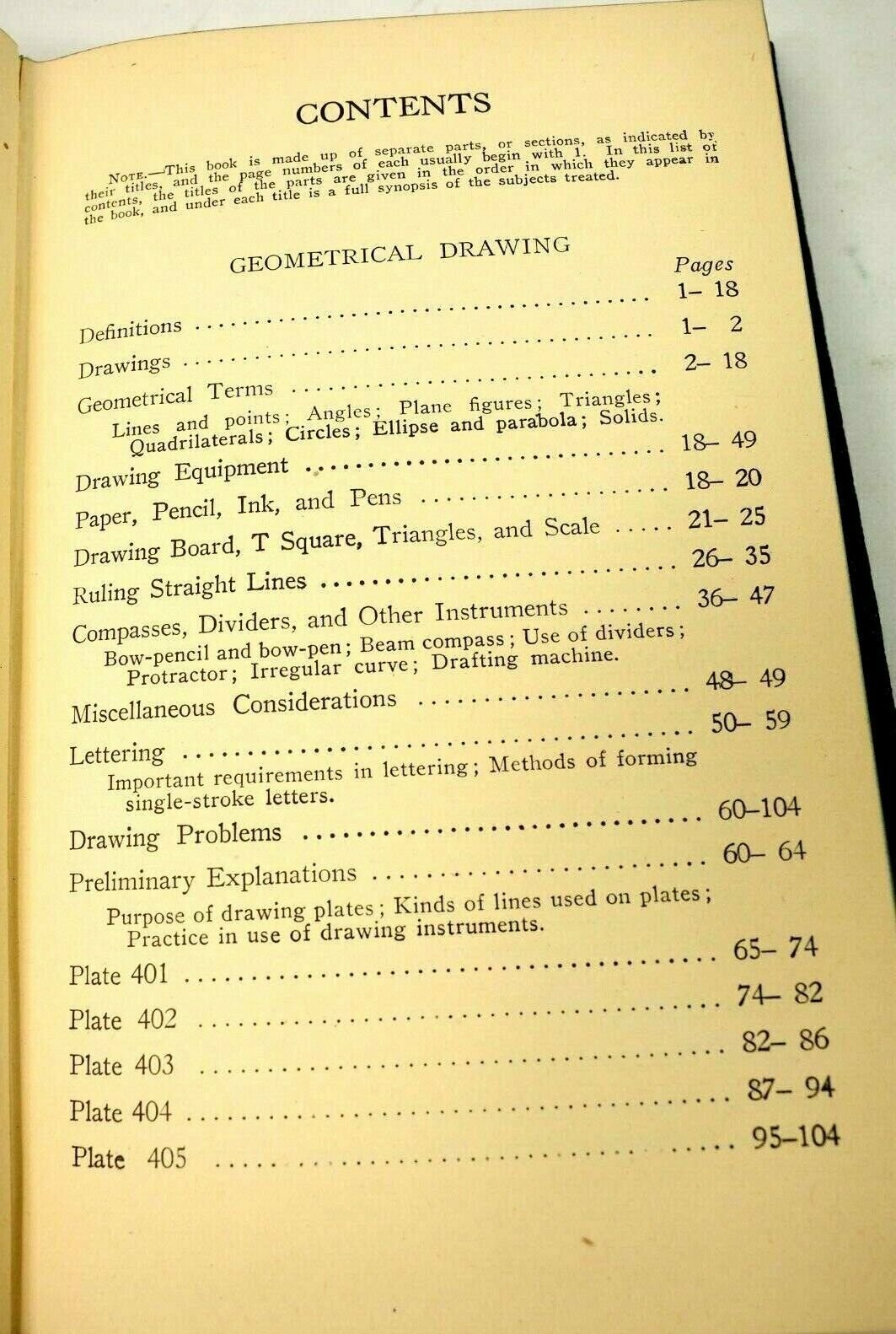 Geometrical Drawing by R.B. Lincoln Hardcover International Textbook Co. 1944
