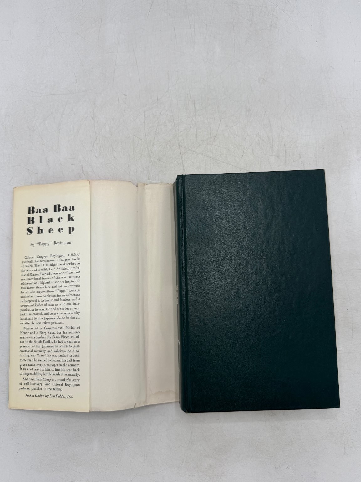 Baa Baa Black Sheep Pappy Boyington 1958 17th Printing Signed Inscribed Memoir