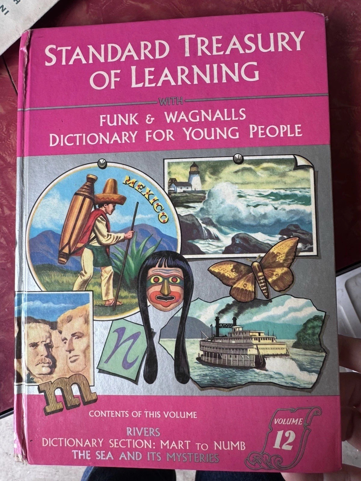 Standard Treasury Of Learning With Funk And Wagnalls vol 12 Rivers Sea 1960 VGC