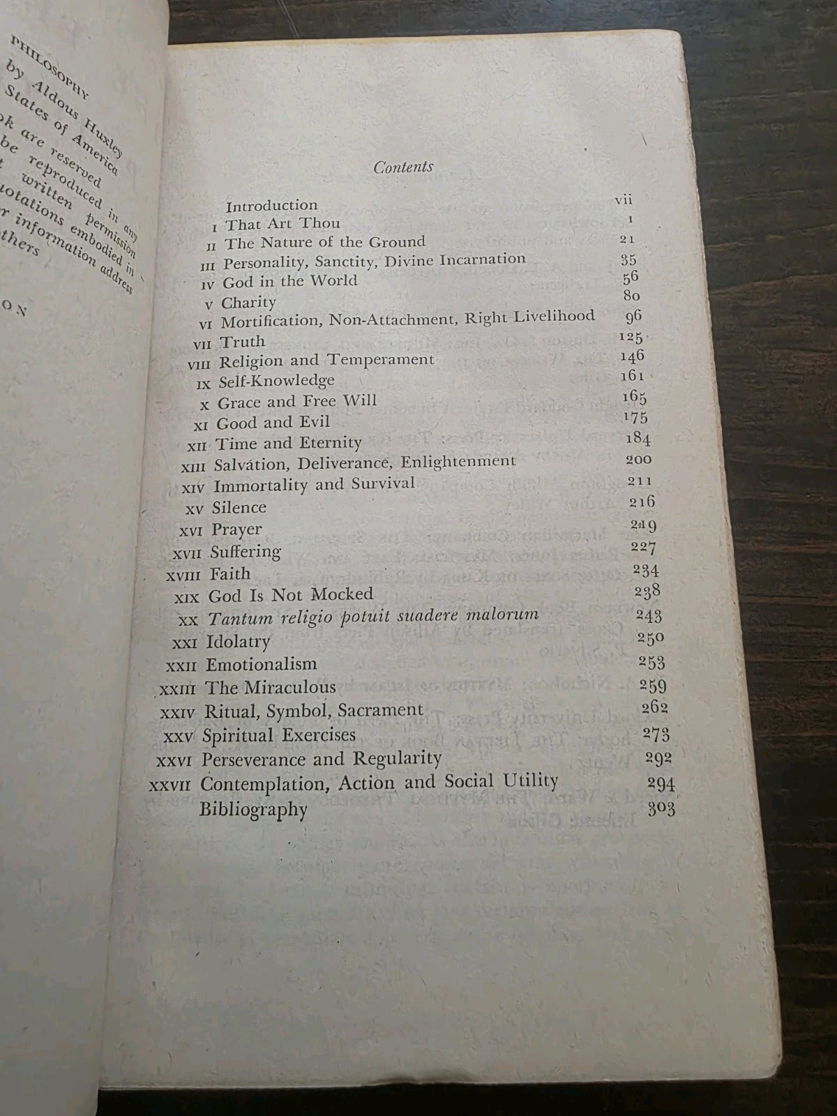 The Perennial Philosophy by Aldous Huxley Hardcover, First US Edition (1945)