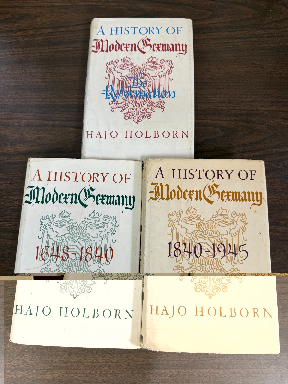 A History of Modern Germany, Lot of 3 (Reform, 1648-1840, 1840-1945) Holborn