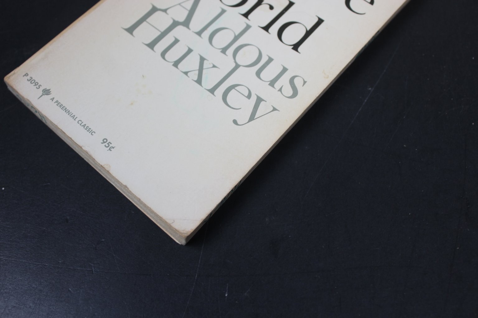 Brave New World Aldous Huxley 1969 Perennial Classic Dystopian Novel Harper Row