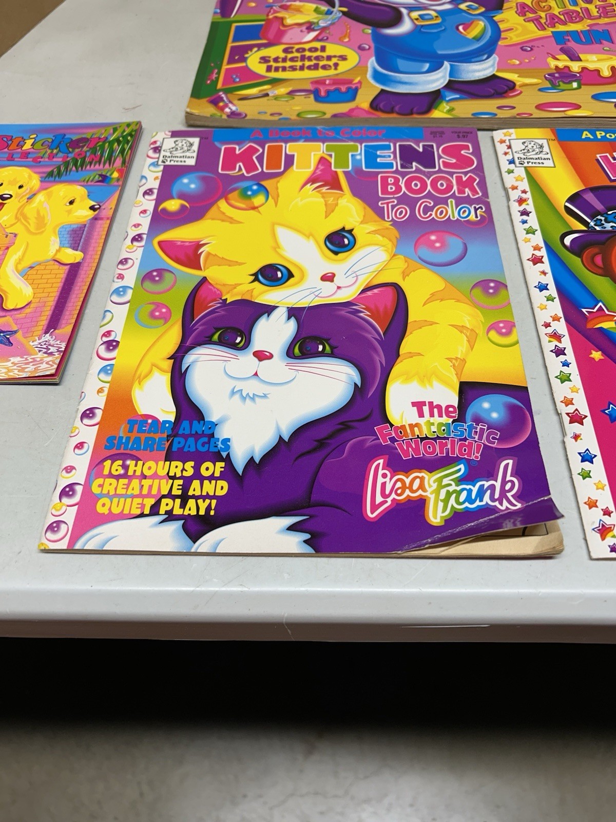 Lot Of Lisa Frank Coloring And Activity Books READ DESCRIPTION