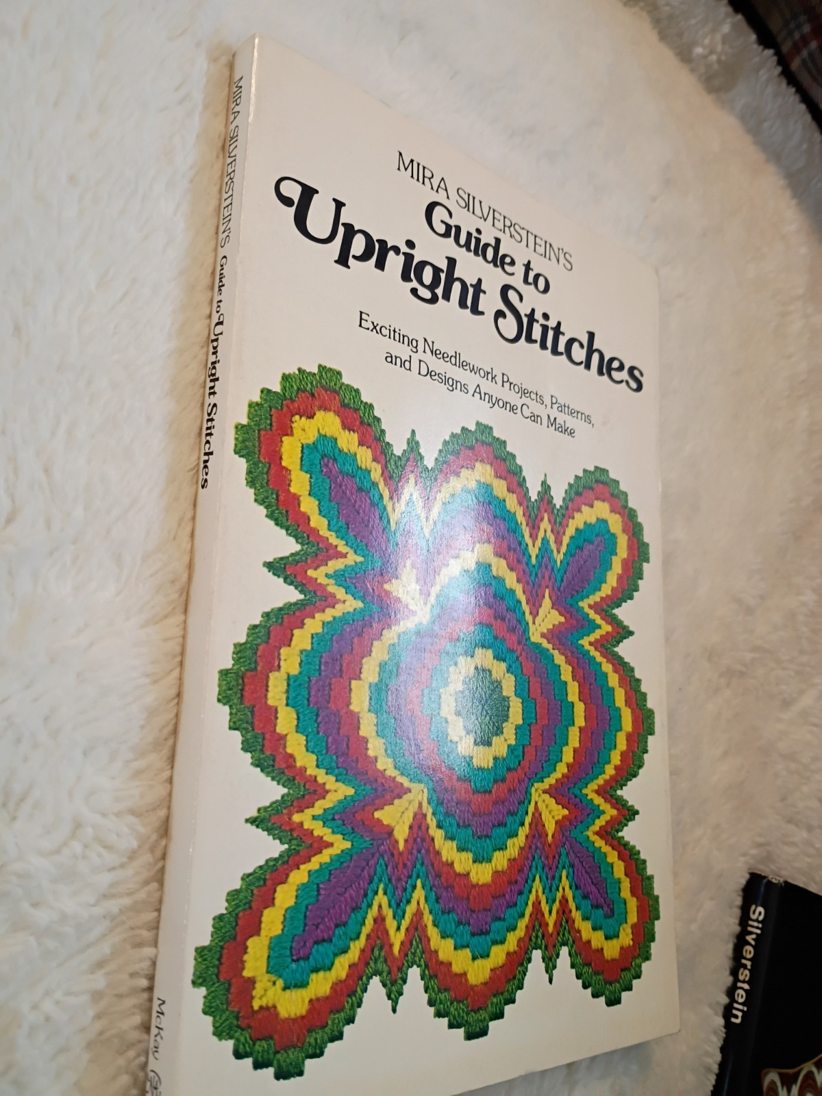 Lot of 3 Mira Silverstein’s Needlework Books Upright, Looped & Knotted, Bargello