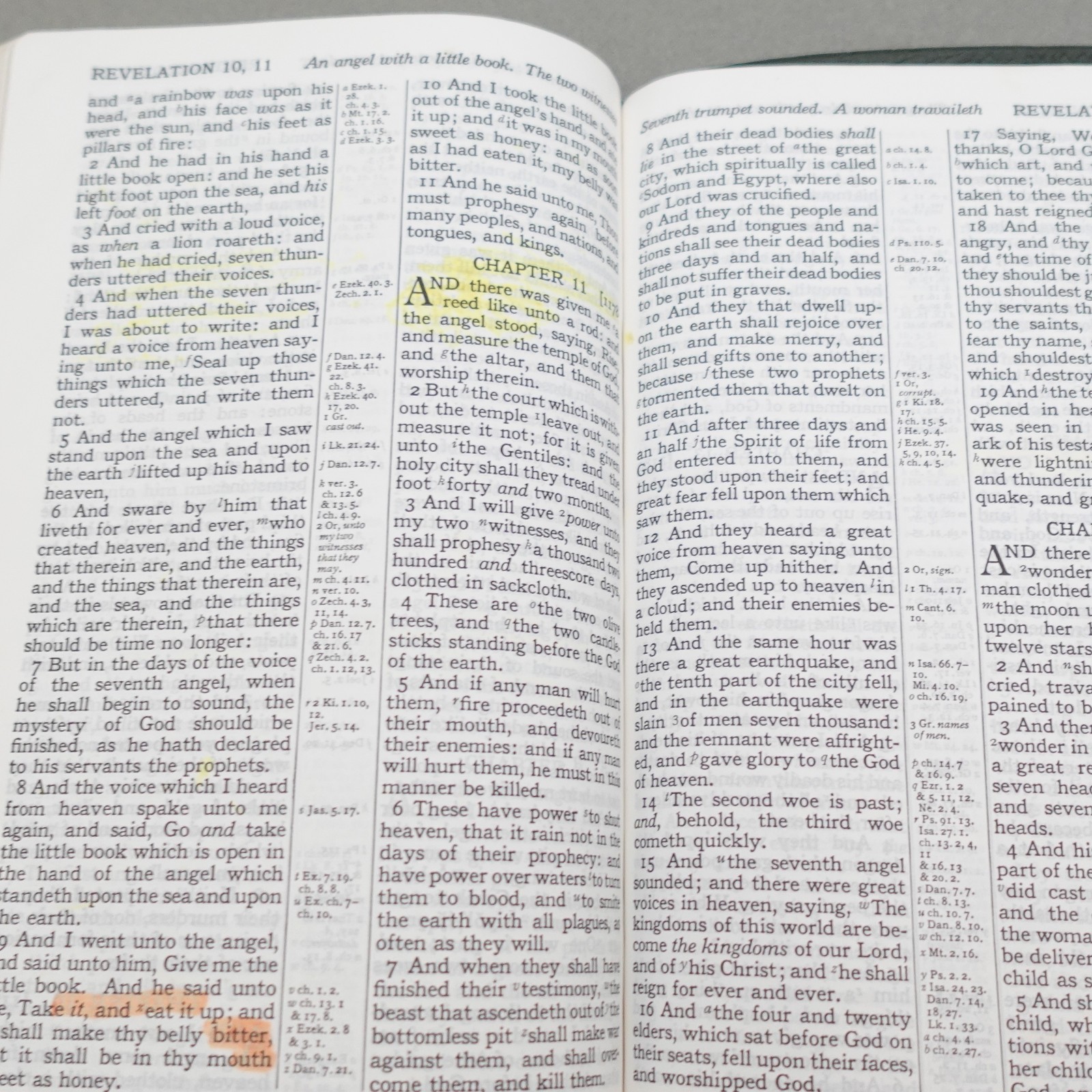 Rare Kenneth Hagin Ministries Rhema KJV Study Bible Calfskin Green by Cambridge