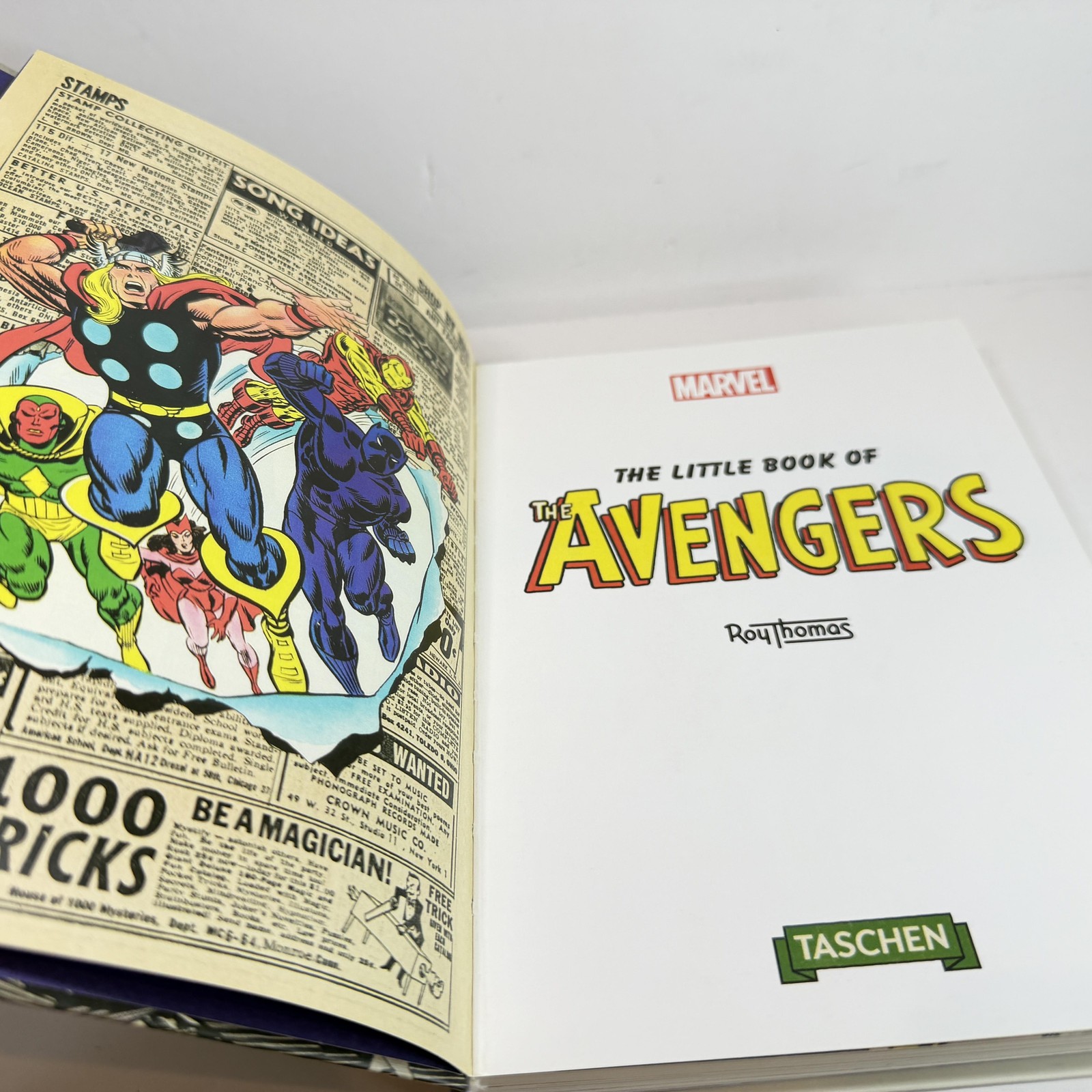 The Little Book Of The Avengers Roy Thomas Marvel Taschen Hardcover Comic Art