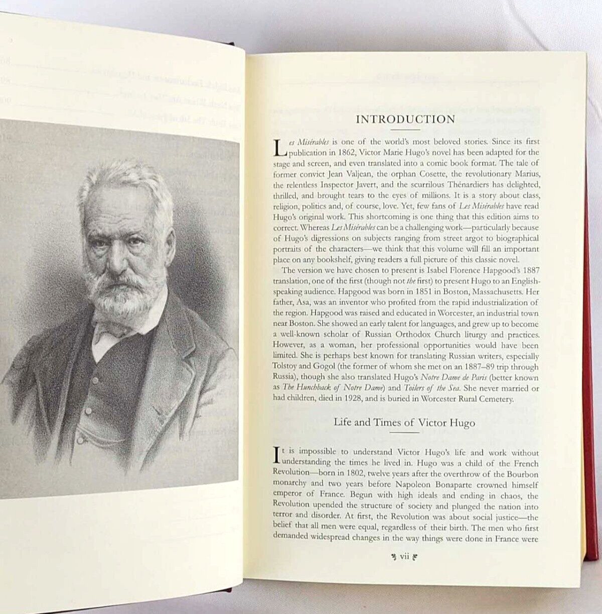 LES MISERABLES Victor Hugo Deluxe Leather Bound Gilded Classics *Like New*