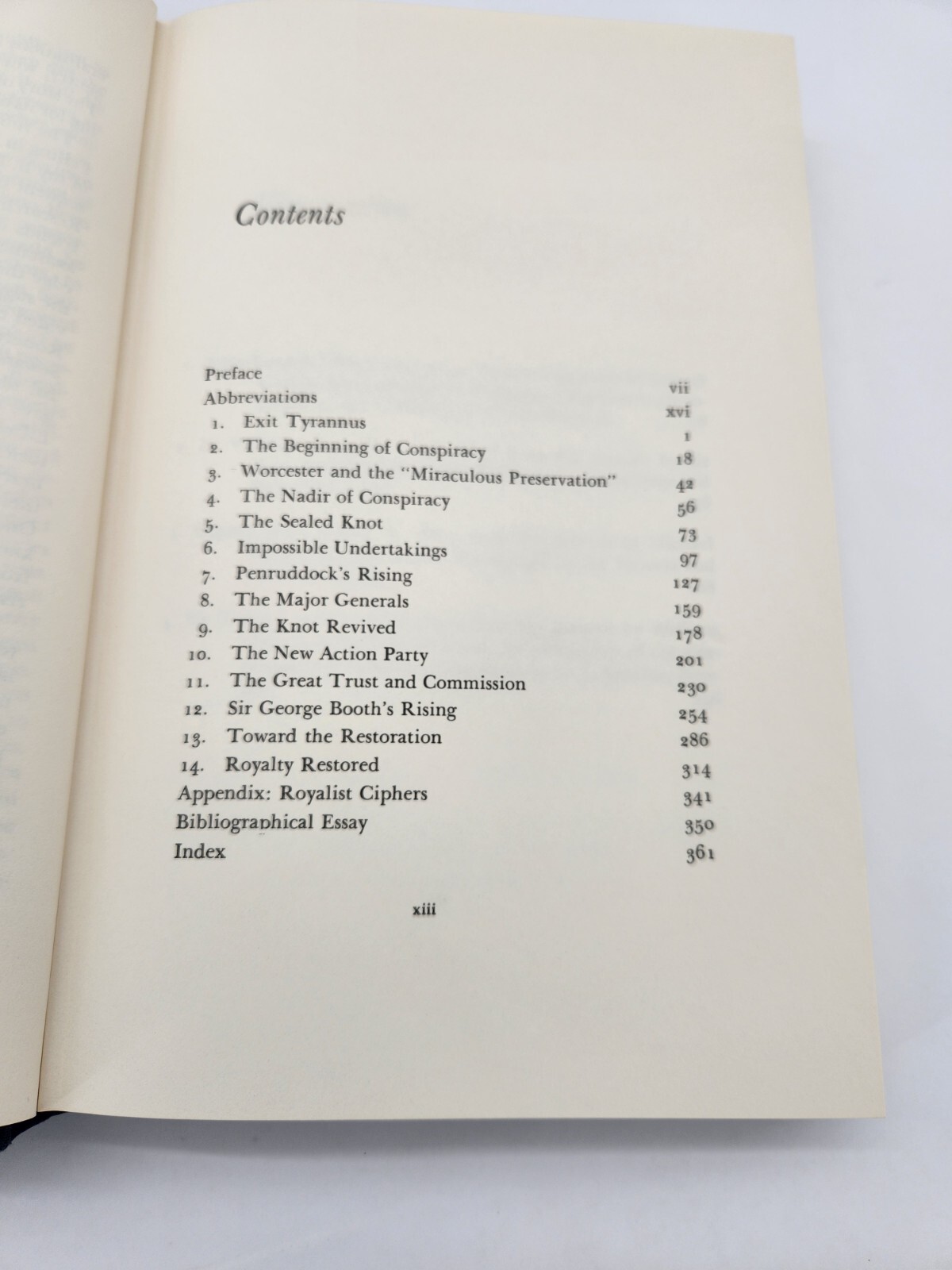Royalist Conspiracy in England 1649-1660 by D. Underdown hardcover