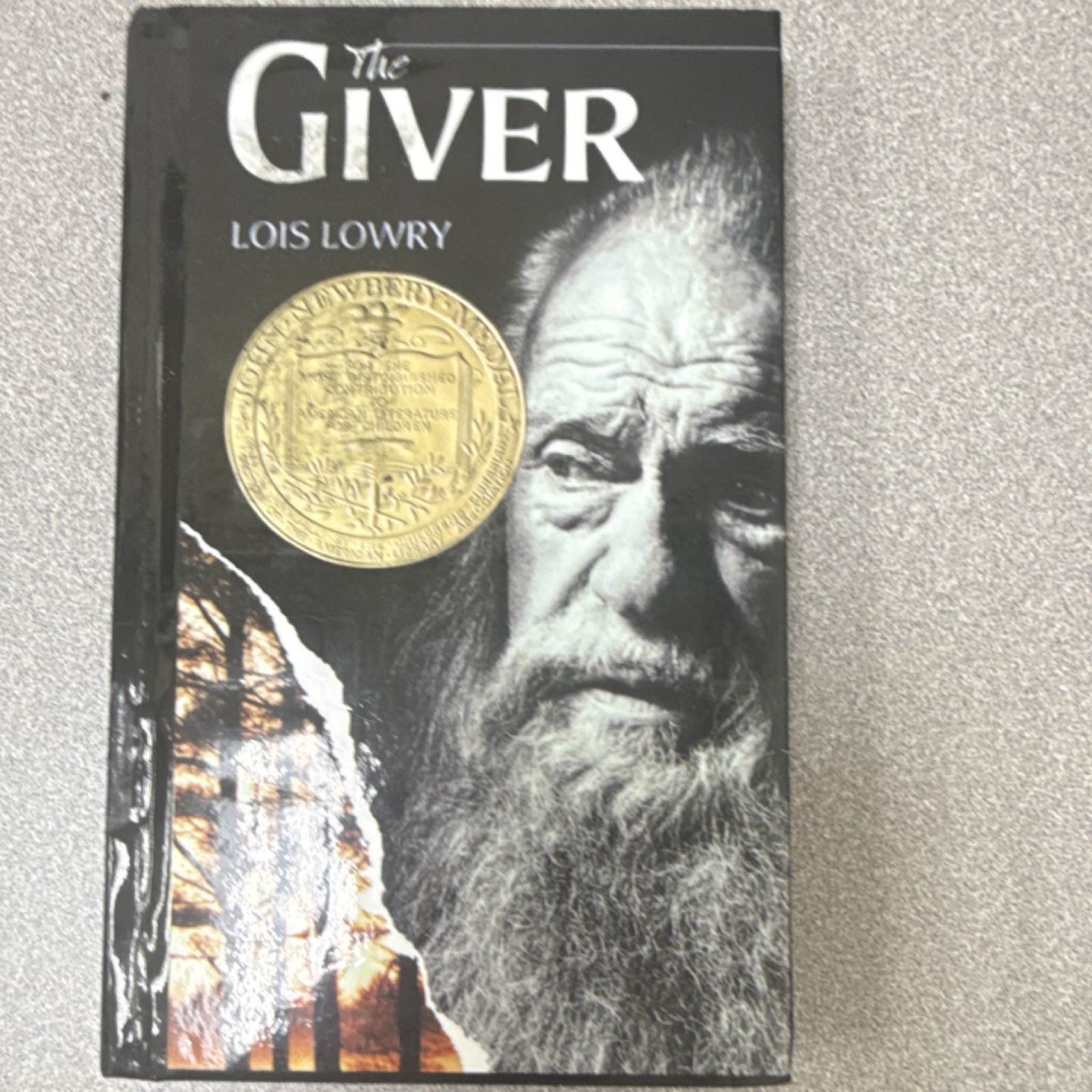 The Giver by Lois Lowry Hardcover FollettBound Platinum Edition Award Winner