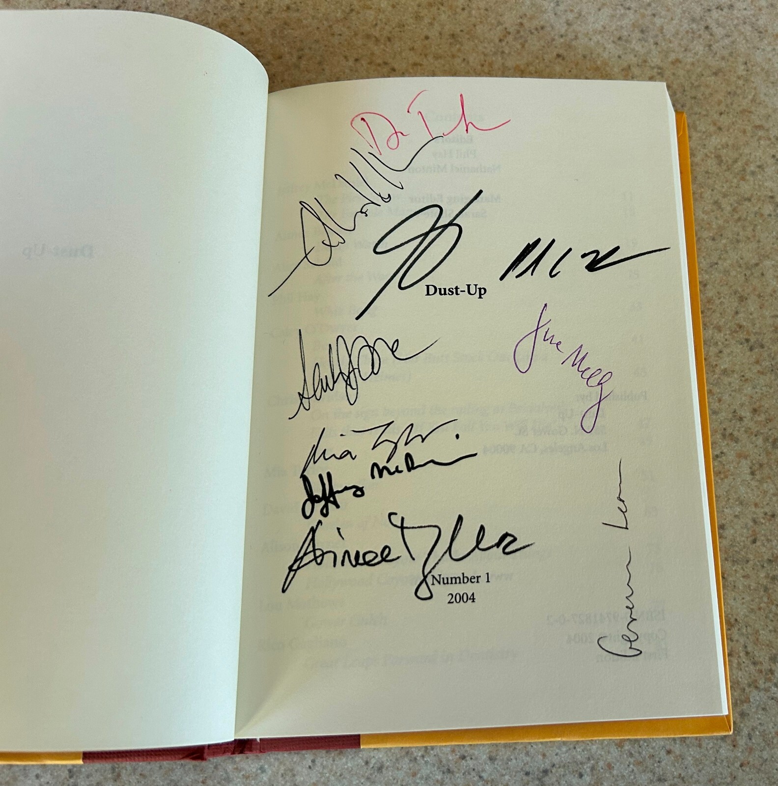DUST UP — 2004 Literature Hardcover — SIGNED X 10 — Alice Sebold (B)