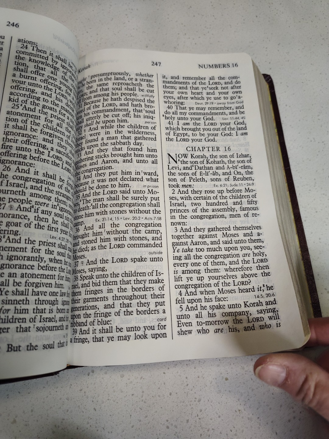 Holy Bible King James Version Giant Print Red Letter Concordance Nelson 883CBG