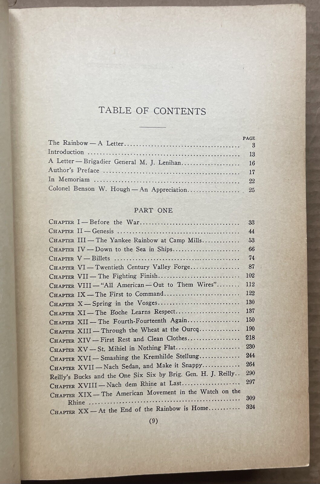 OHIO IN THE RAINBOW US ARMY 166th INFANTRY REGT 42nd DIVISION WWI HISTORY BOOK