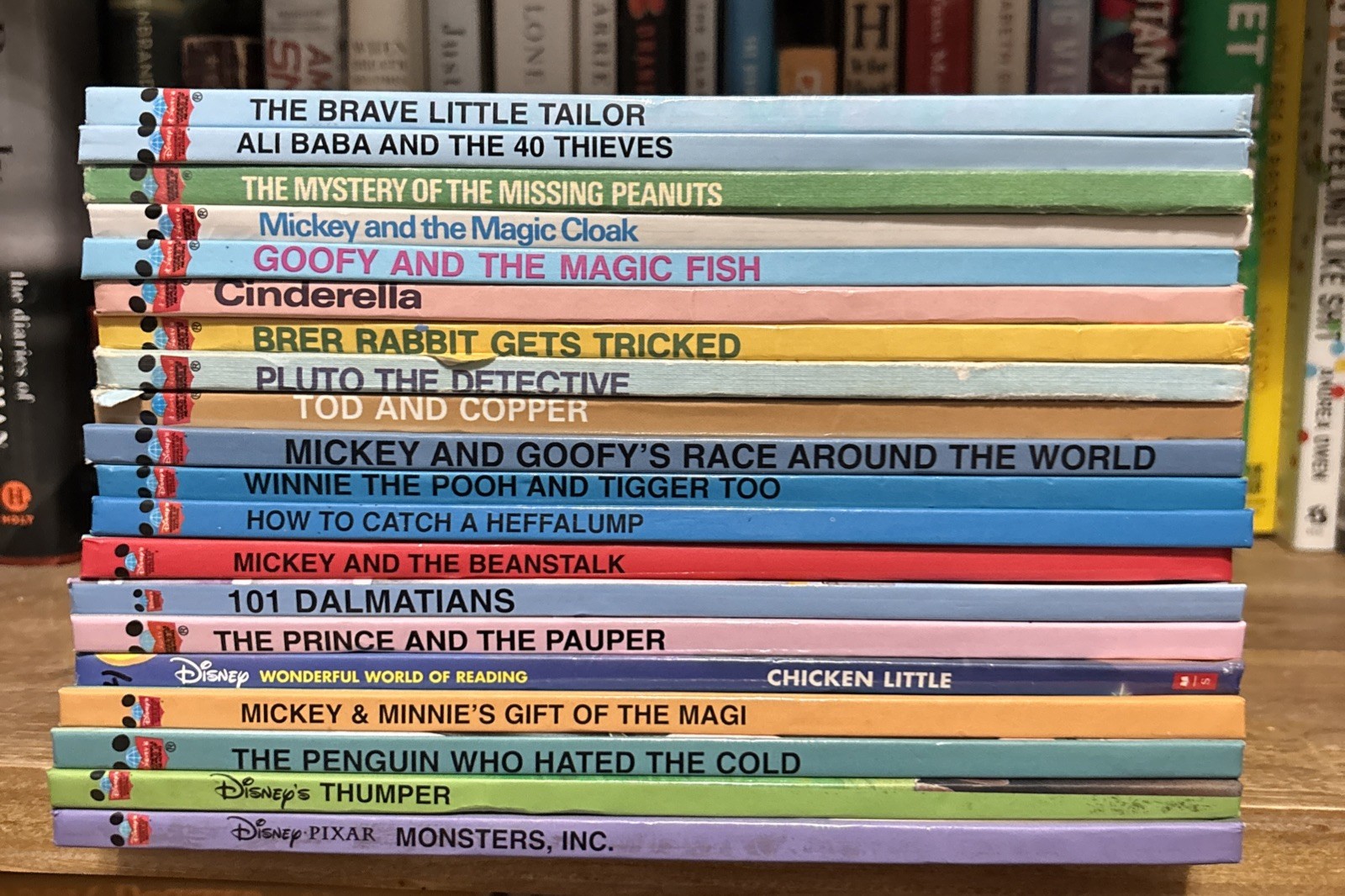 Lot of 20 Vintage DISNEY Wonderful World of Reading Children’s Books 1970-2000s