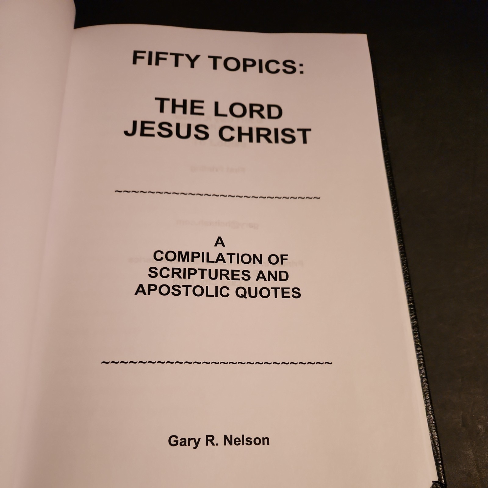 50/100 Gospel Topics, 2 Hardcover Set Of A Compilation Of Scriptures Quotes,