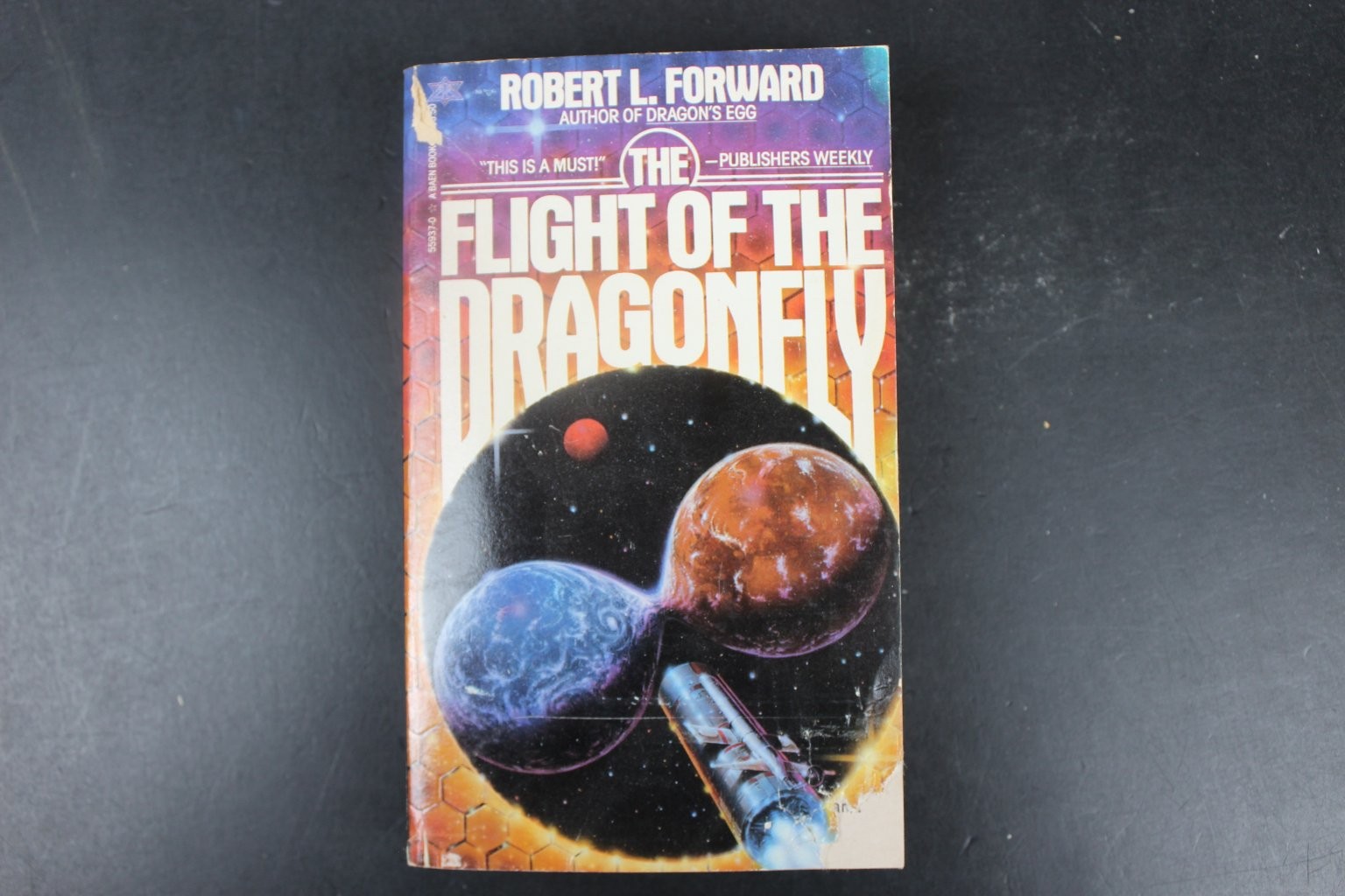 The Flight of the Dragonfly Robert L. Forward 1985 First Baen Printing Sci-Fi PB