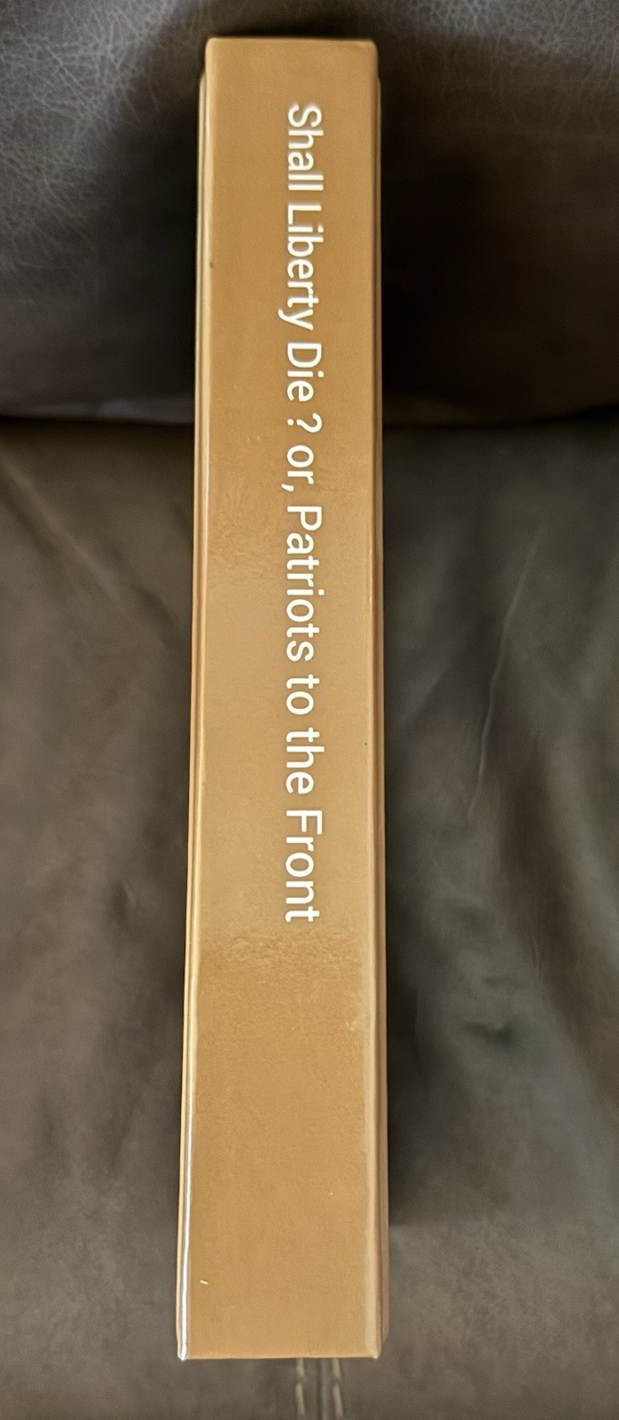 Shall Liberty Die? Or, Patriots to the Front by Elijah Lucas (2008, Hardcover)