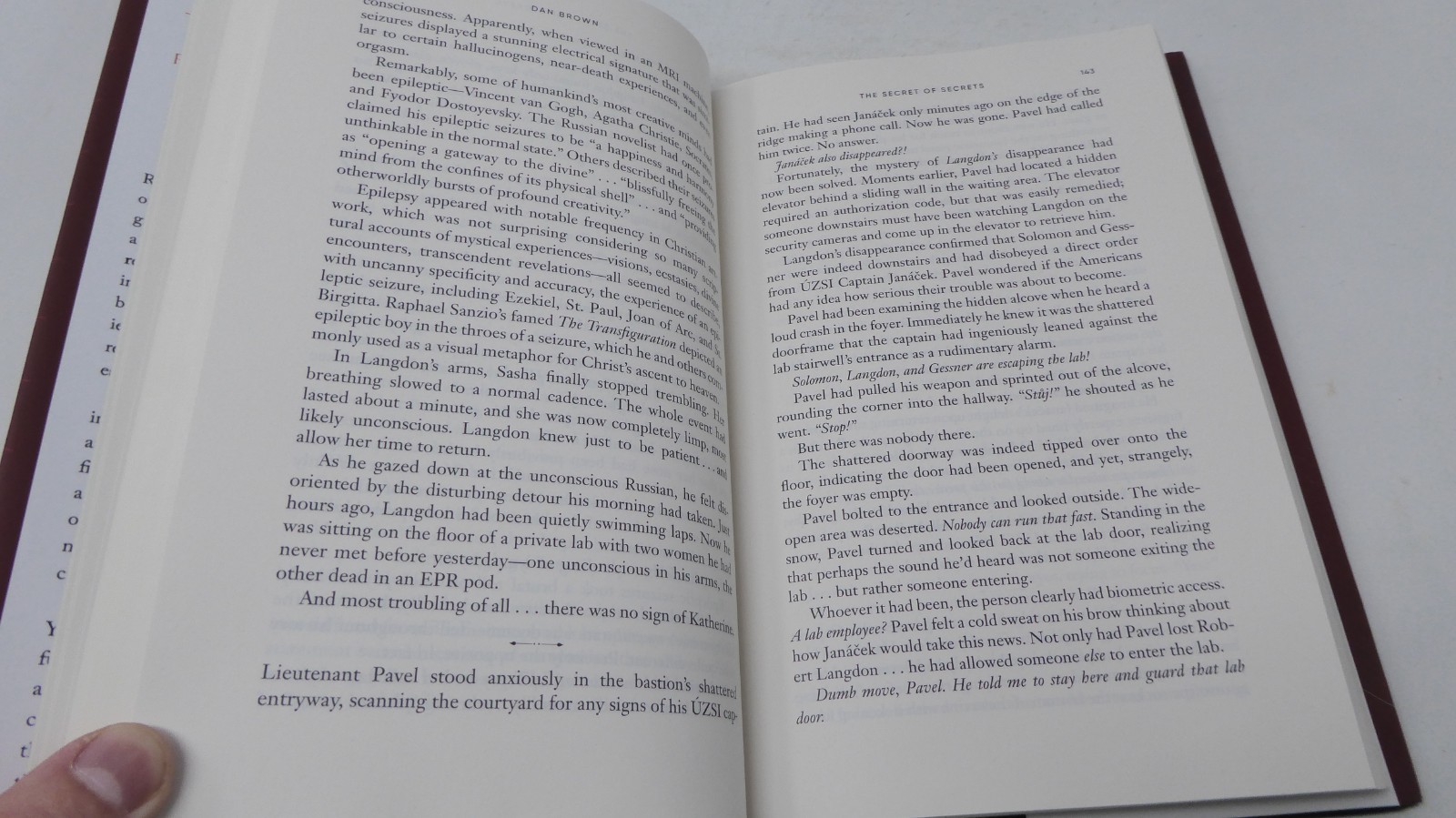 Secret of Secrets : A Novel by Dan Brown (2025, Hardcover)